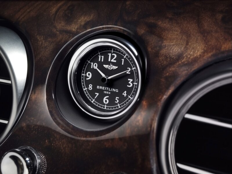 Bentley clock detail
