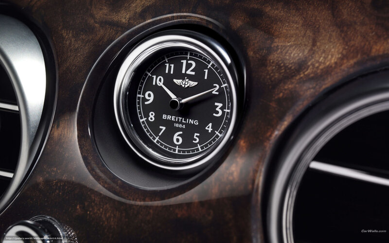 Bentley clock detail