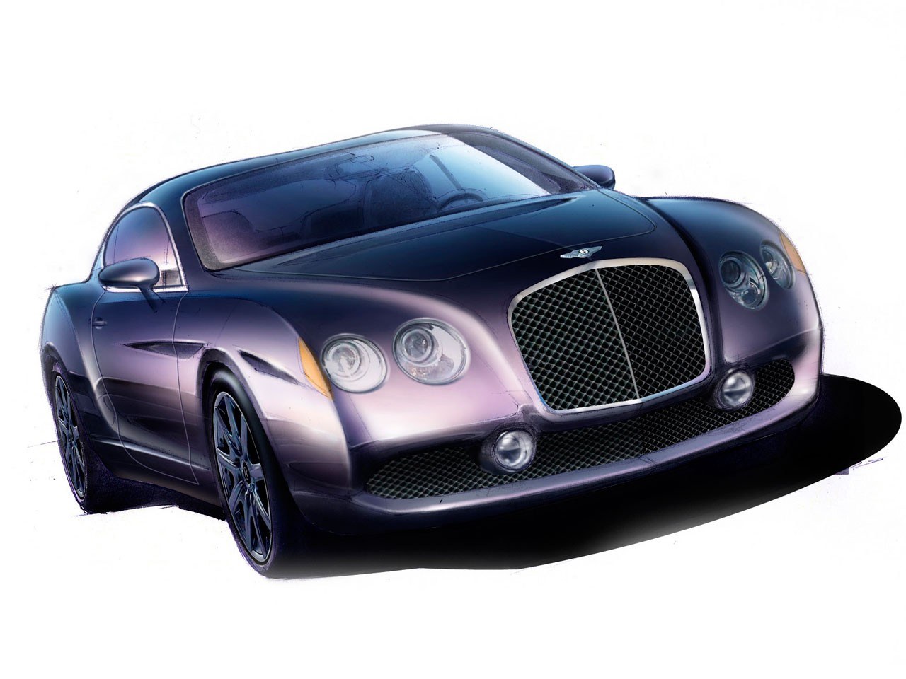 Bentley concept car sketch