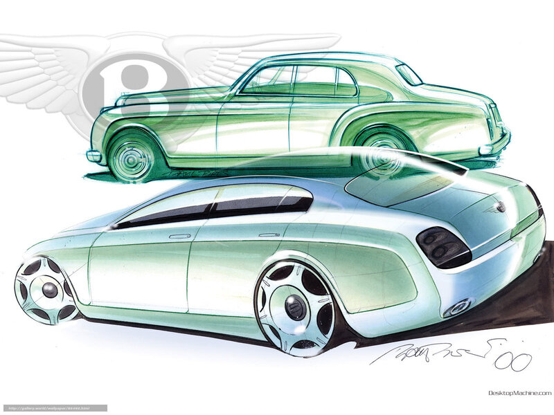 Bentley concept car sketches