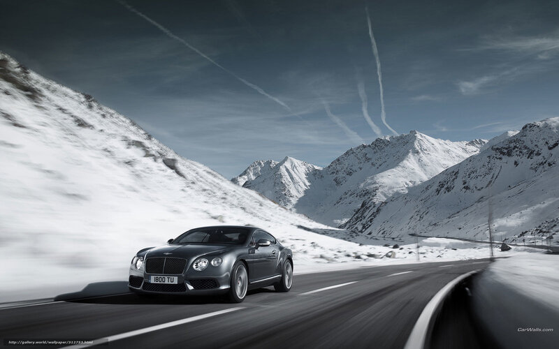 Bentley Continental GT — Gray, Dramatic, Winter