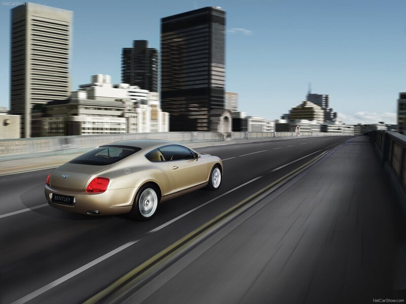 Bentley Continental GT in city