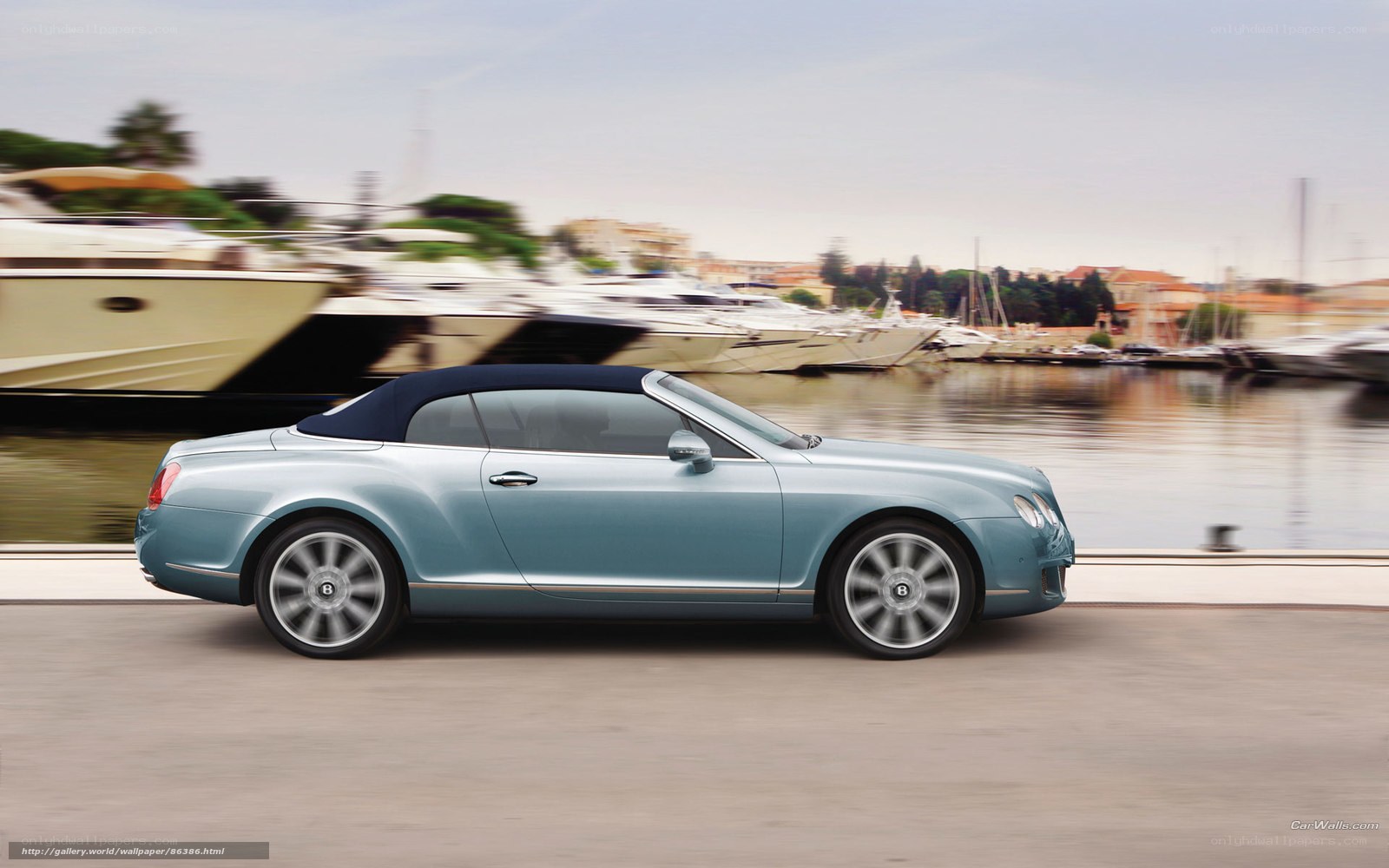 Bentley Continental GTC in motion