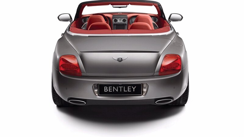 Bentley Continental GTC rear view