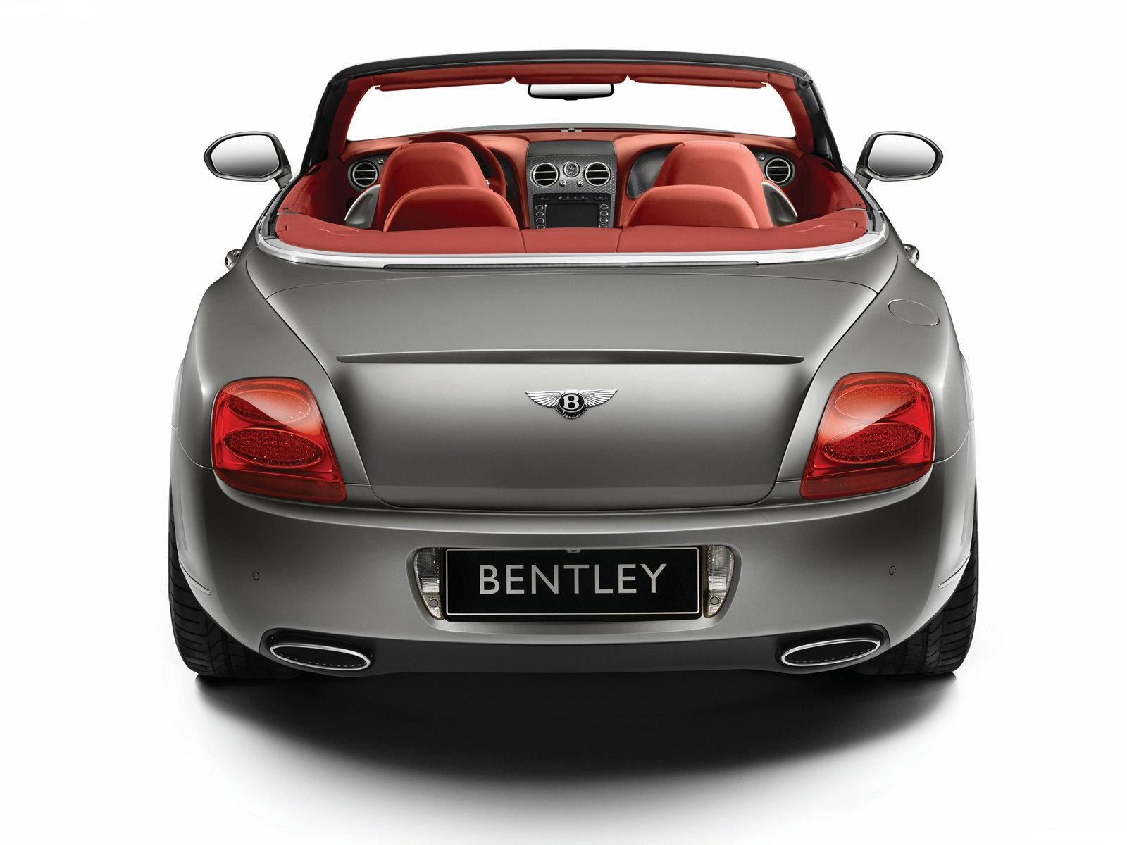 Bentley Continental GTC rear view