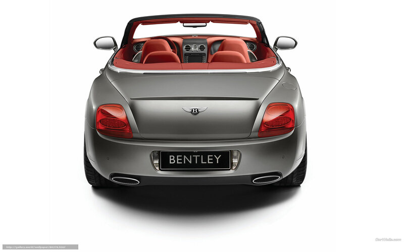 Bentley Continental GTC rear view