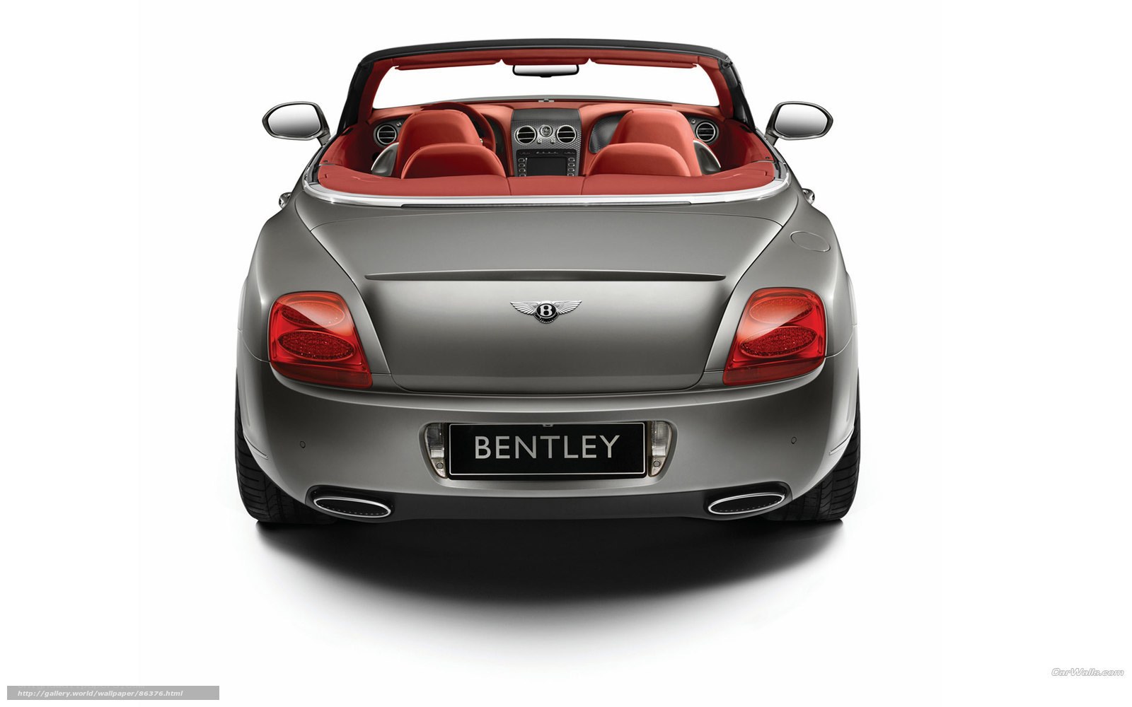 Bentley Continental GTC rear view