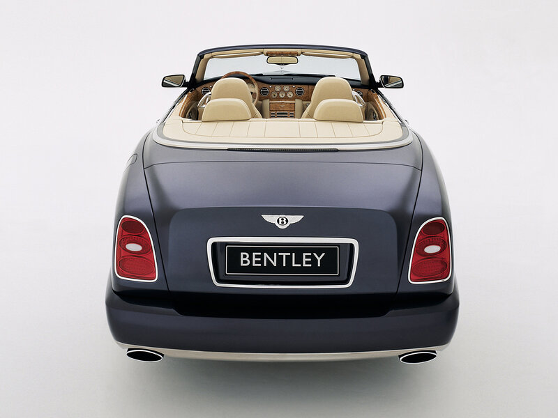 Bentley Convertible Car — Blue