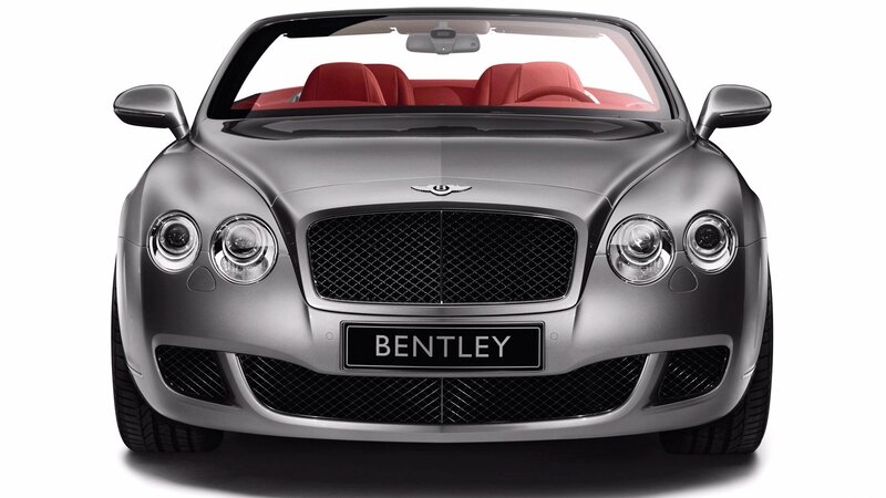 Bentley convertible front view