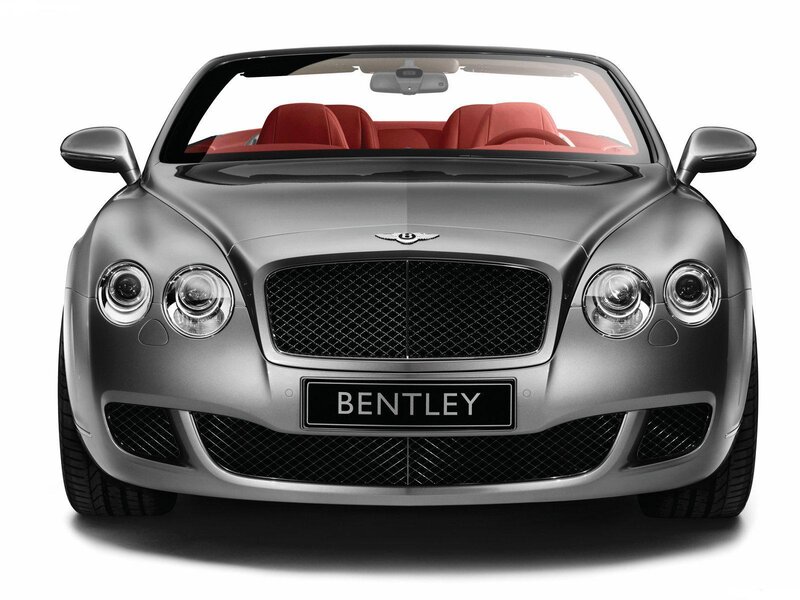 Bentley convertible front view