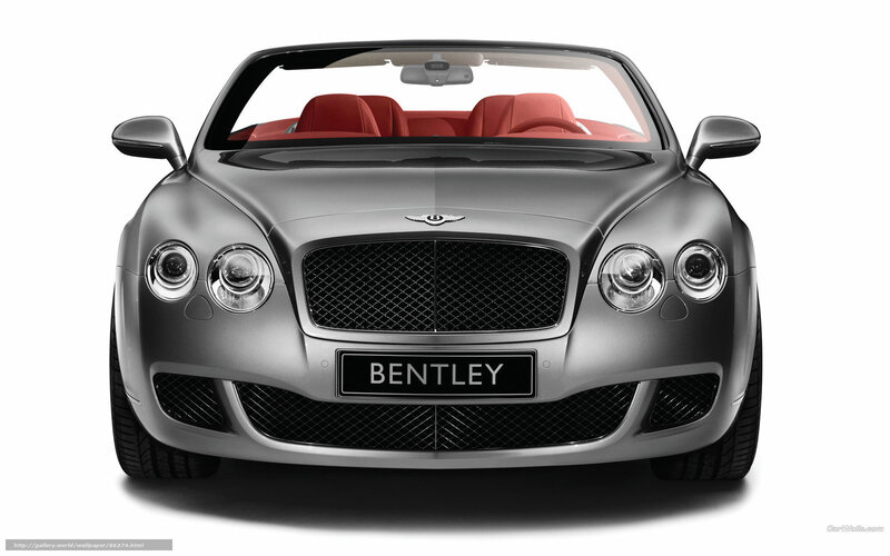 Bentley convertible front view