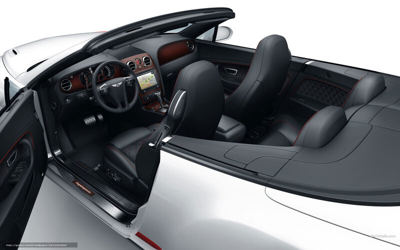 Bentley convertible interior