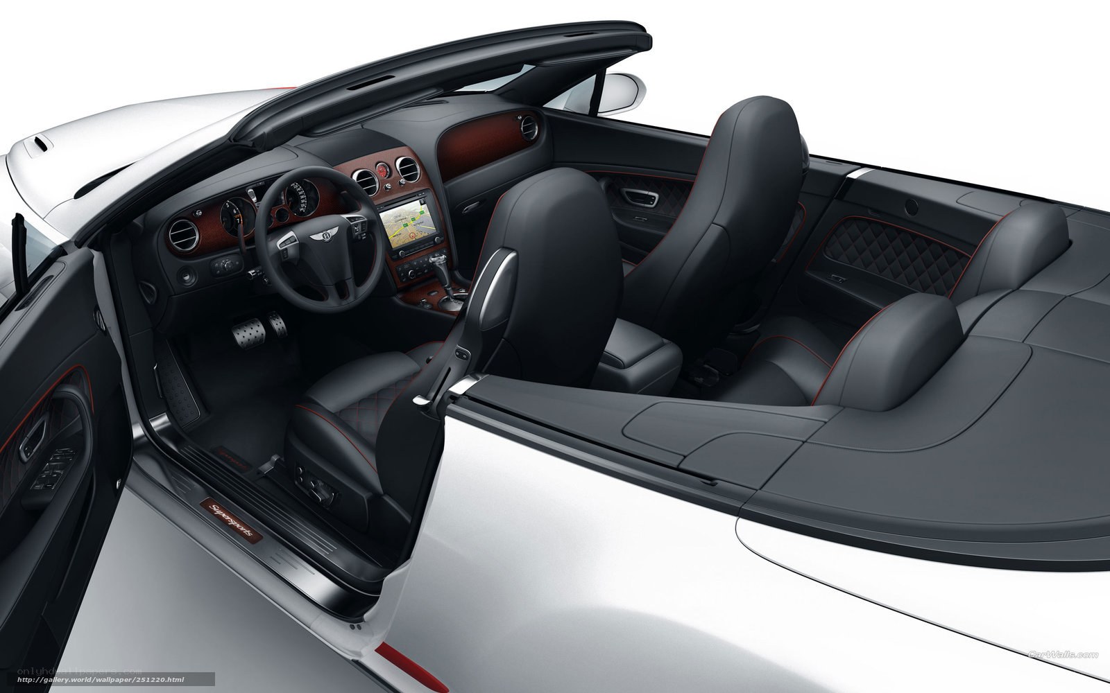 Bentley convertible interior