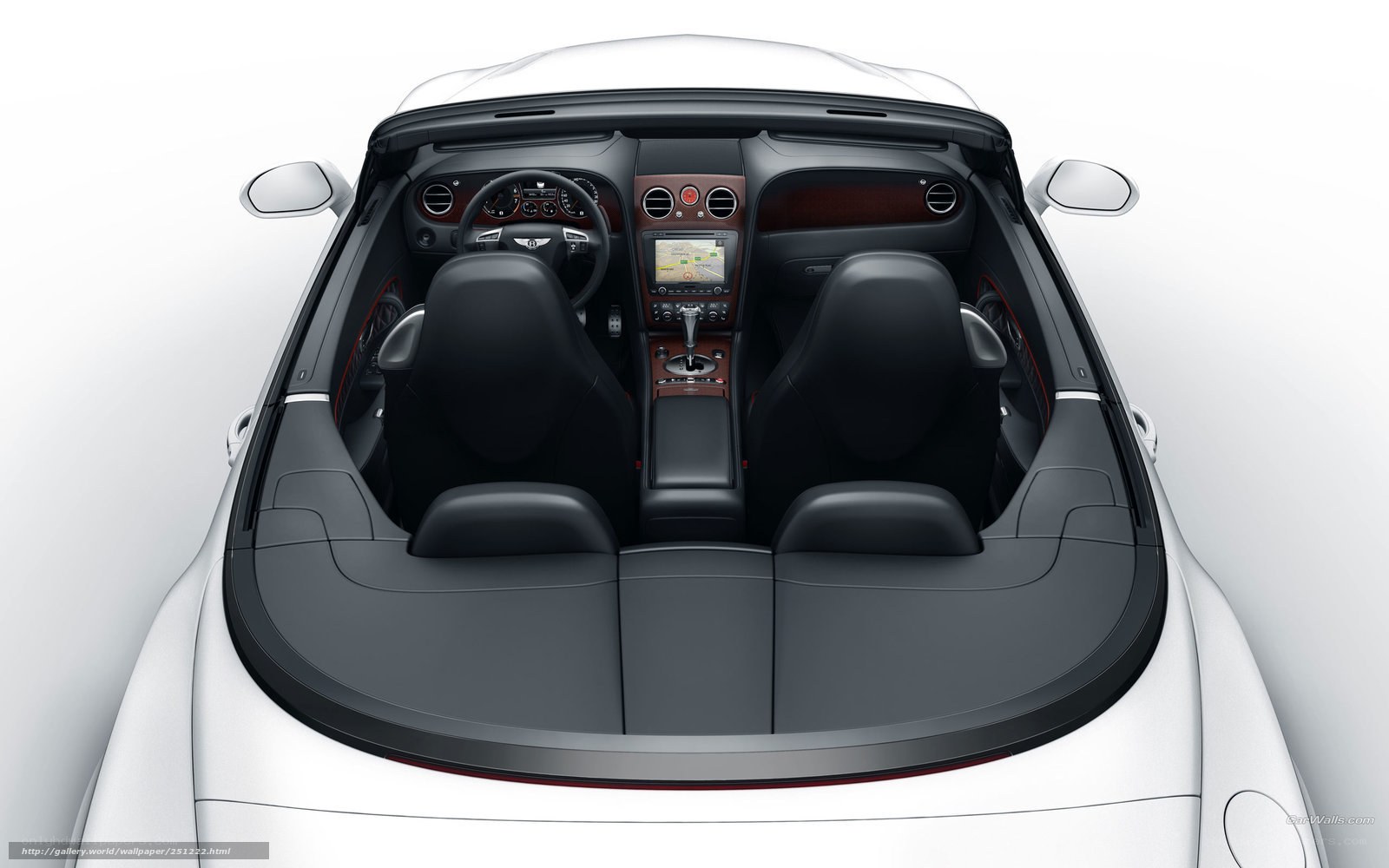 Bentley convertible interior