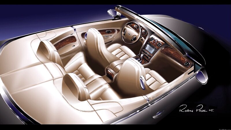 Bentley convertible interior