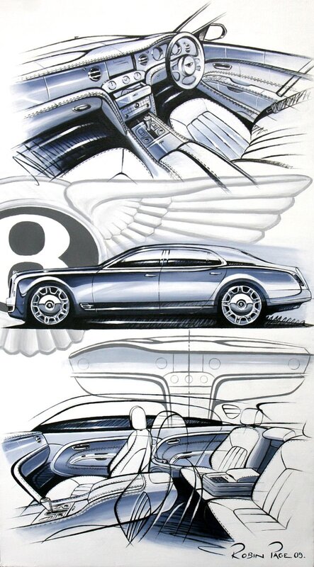 Bentley design sketch