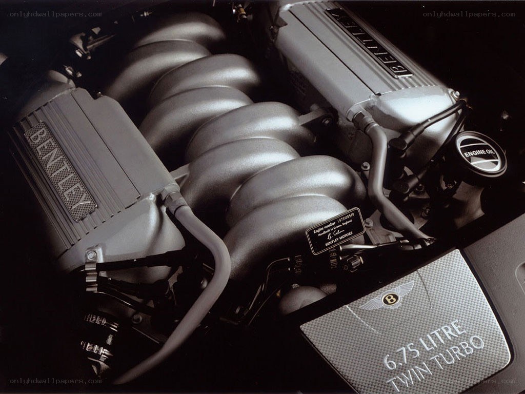 Bentley engine bay