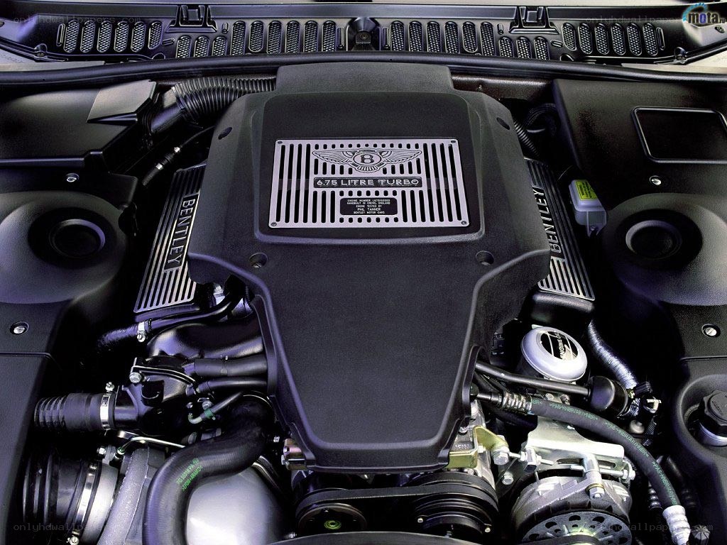 Bentley engine bay