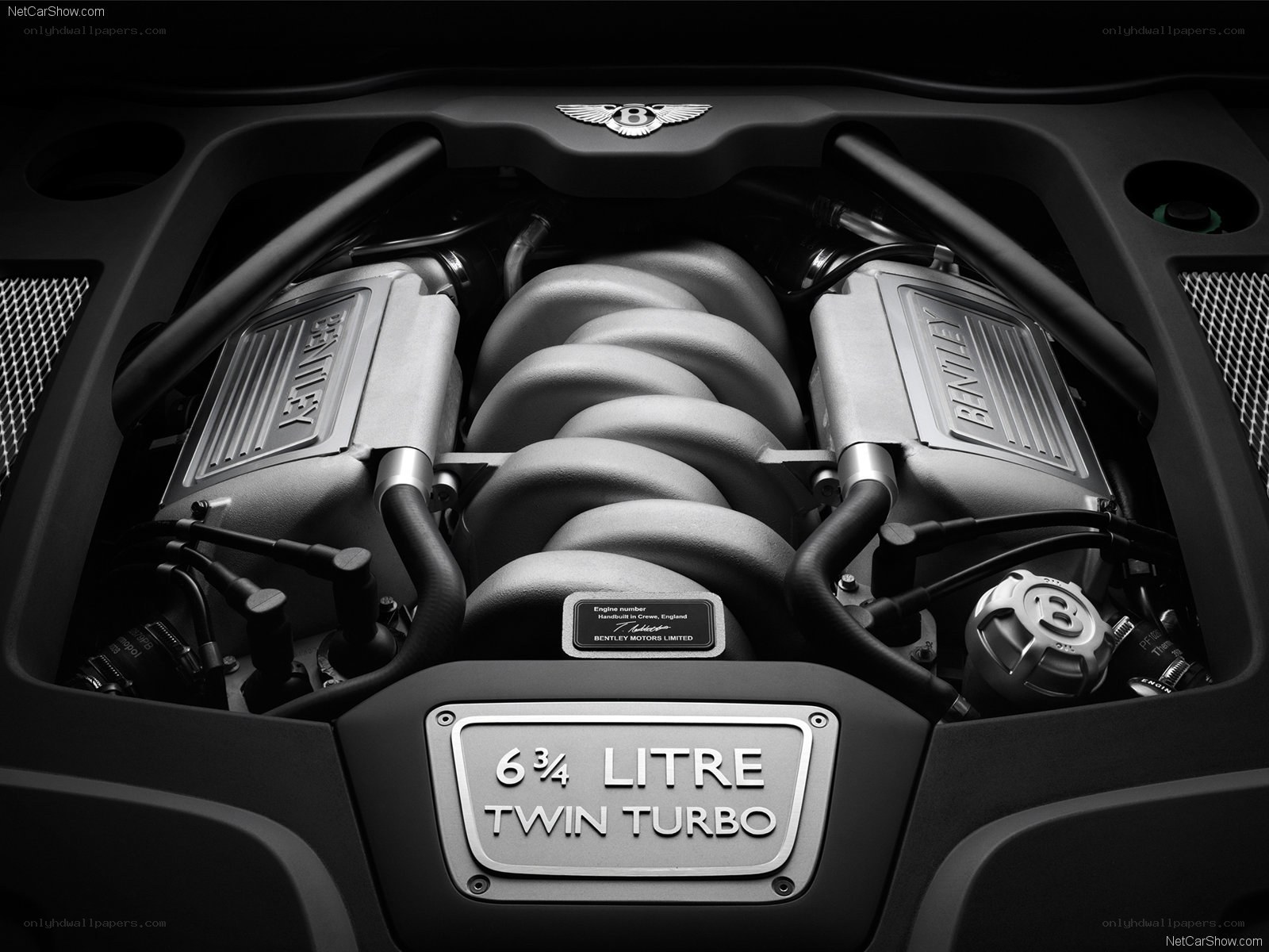 Bentley engine bay