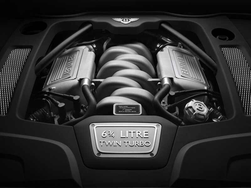Bentley engine bay