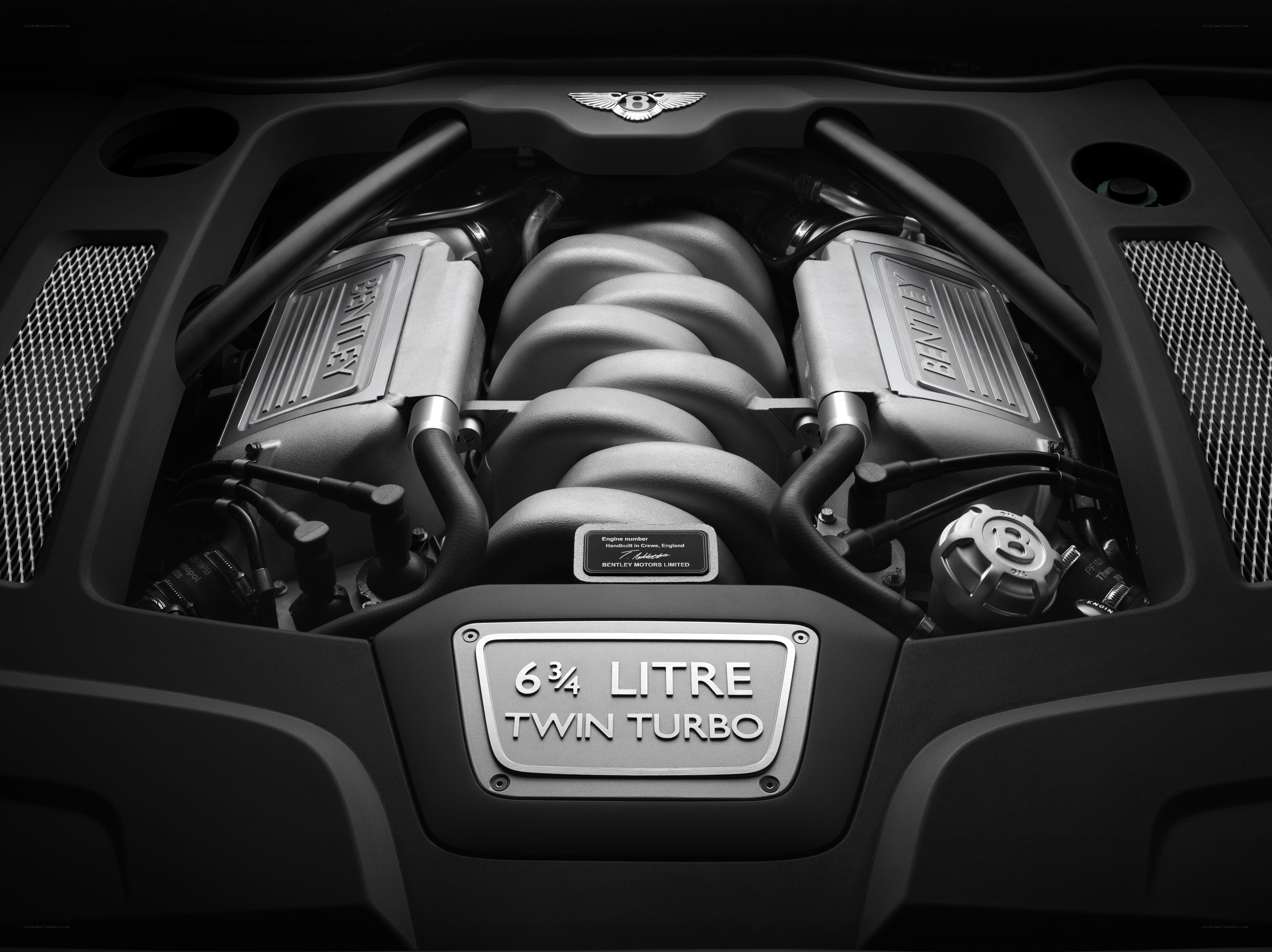 Bentley engine bay