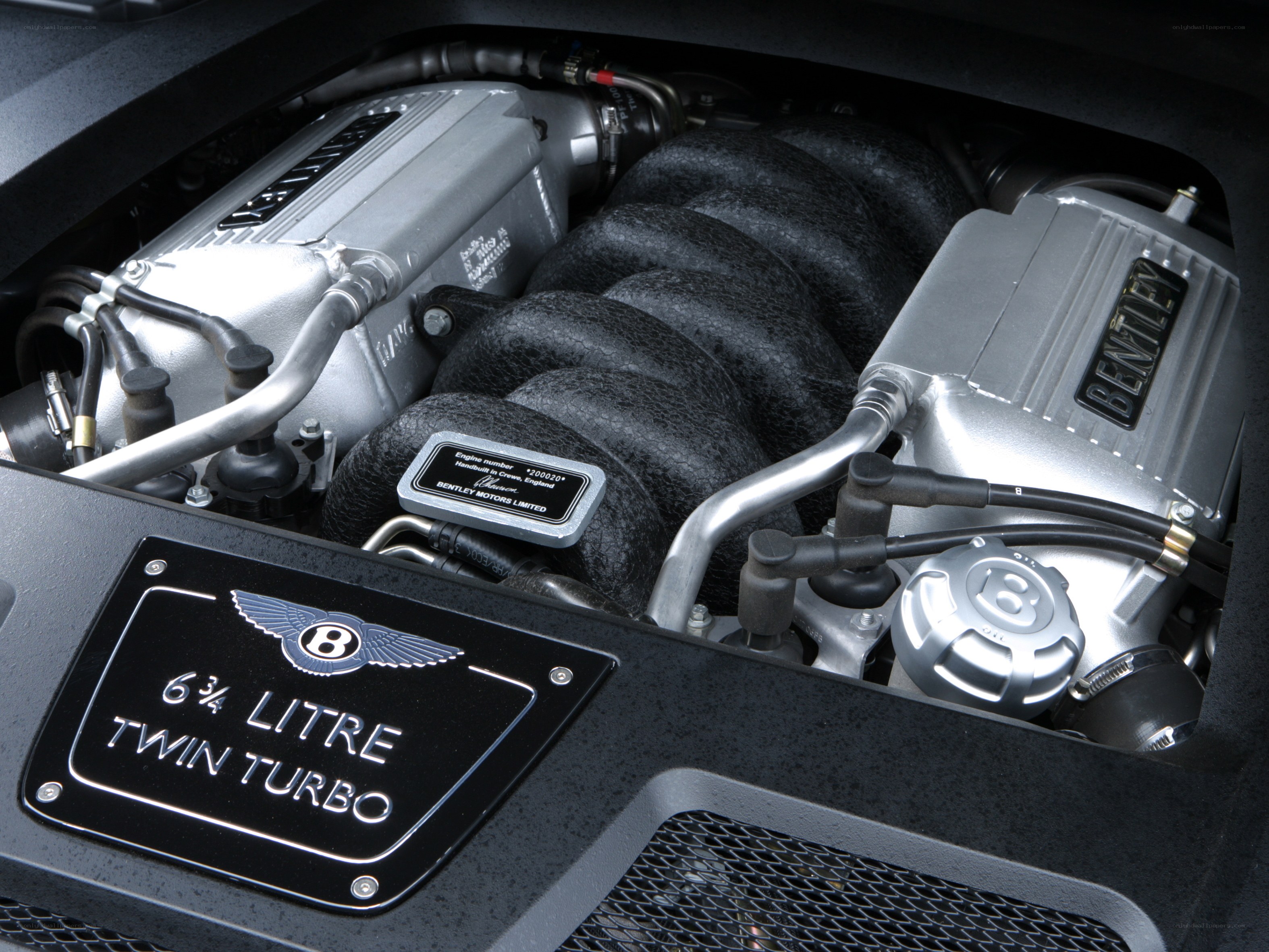 Bentley engine bay