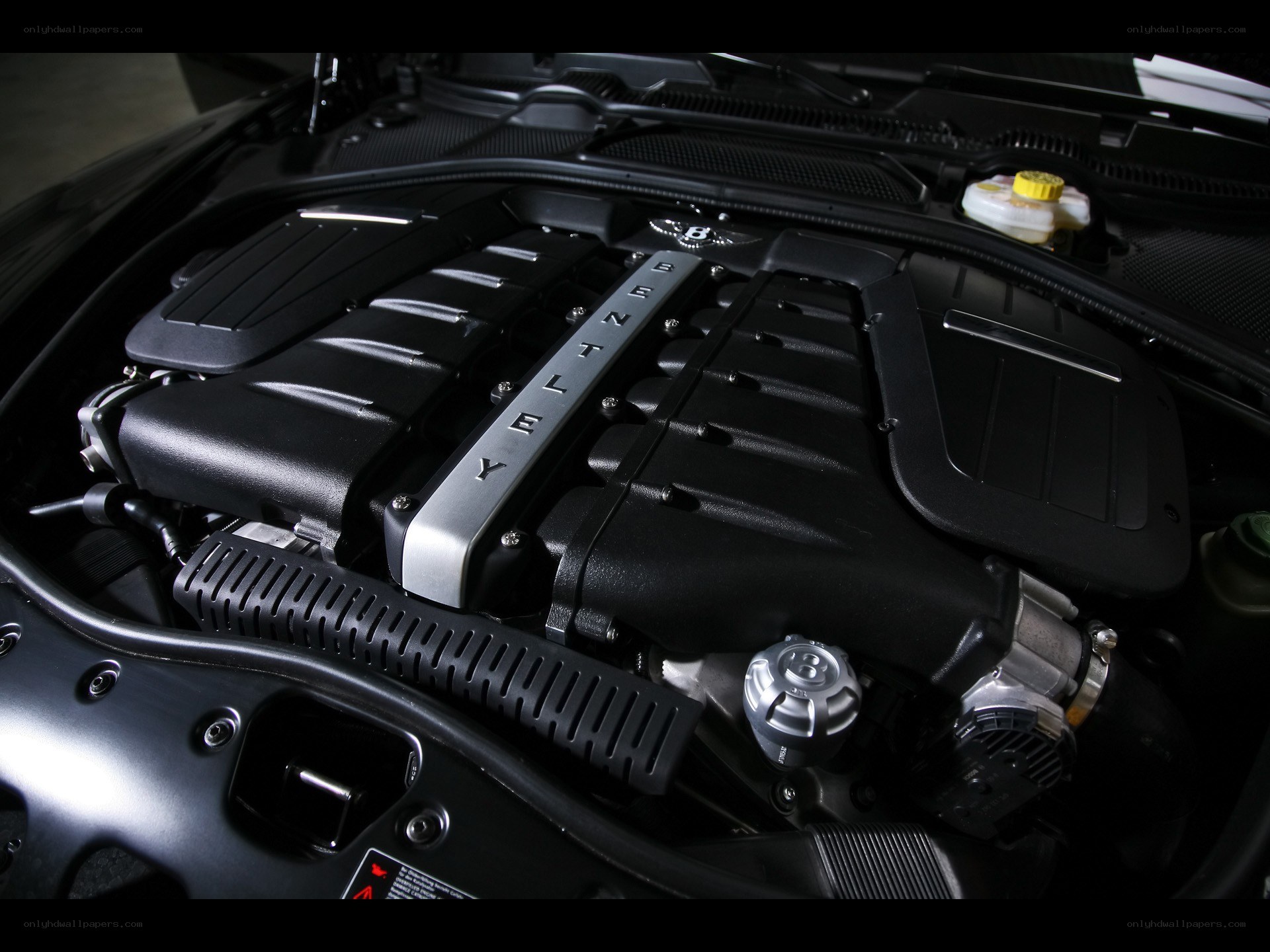 Bentley engine bay