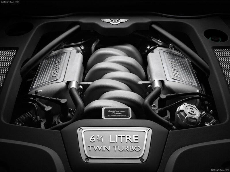 Bentley Engine Bay — Black, Dramatic