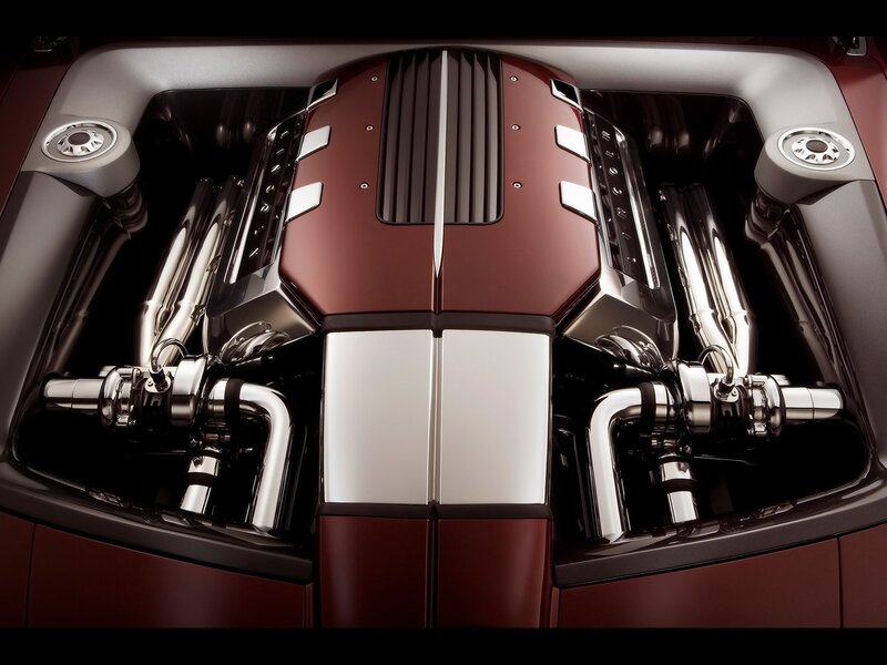 Bentley Engine Bay — Maroon