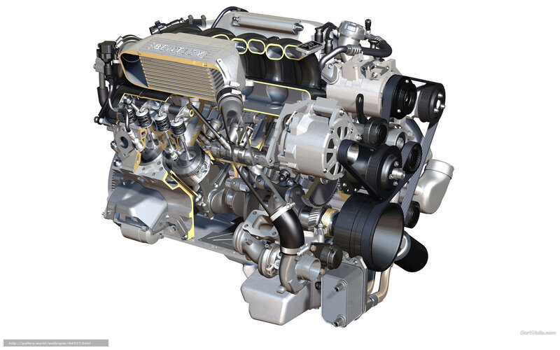 Bentley engine cutaway