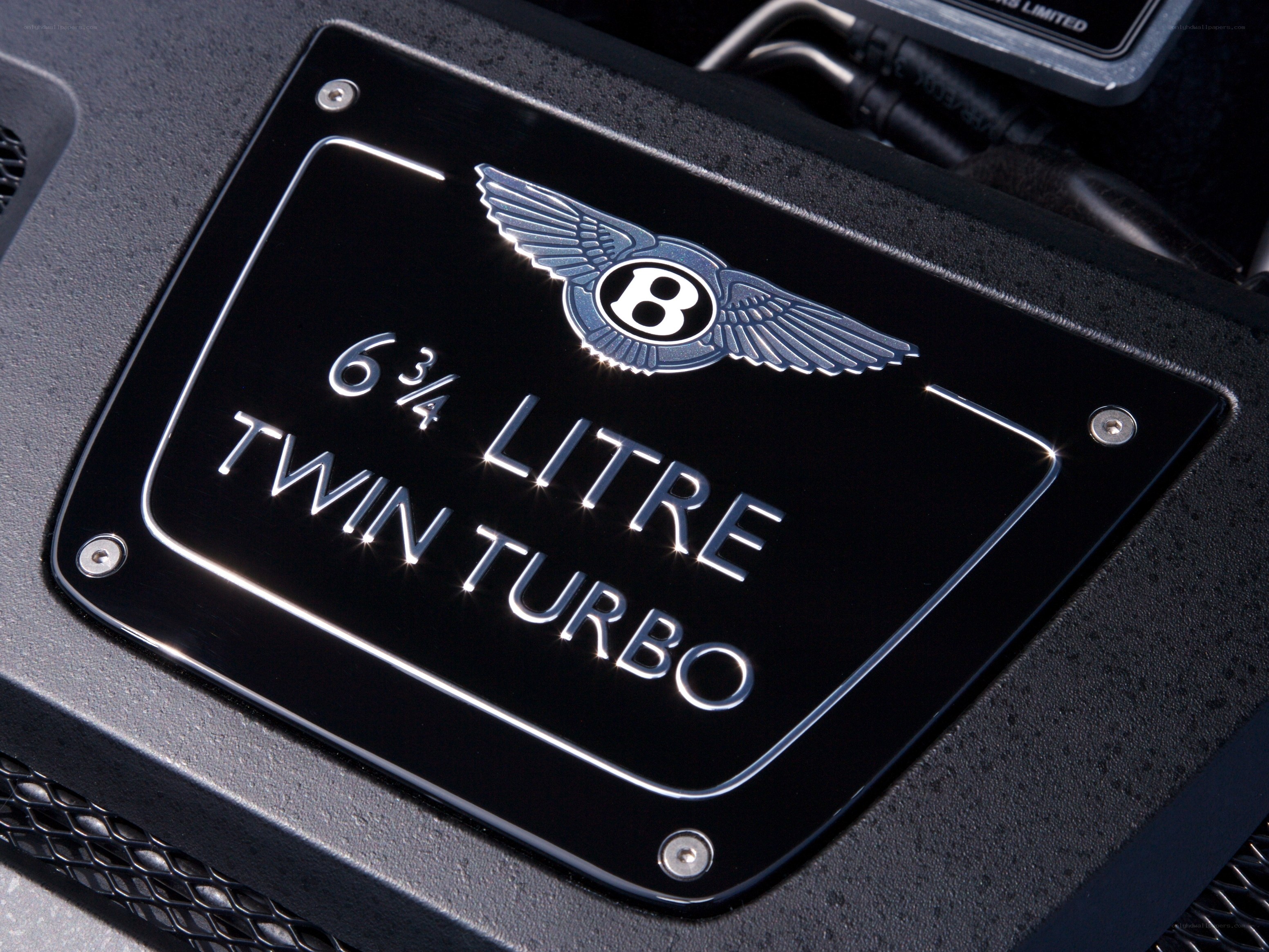 Bentley engine plaque