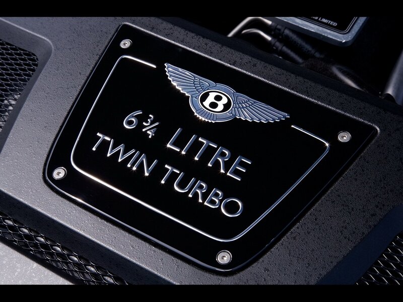 Bentley Engine Plaque — Black, Dramatic