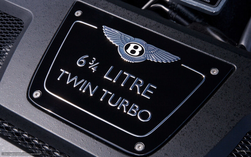 Bentley engine plaque