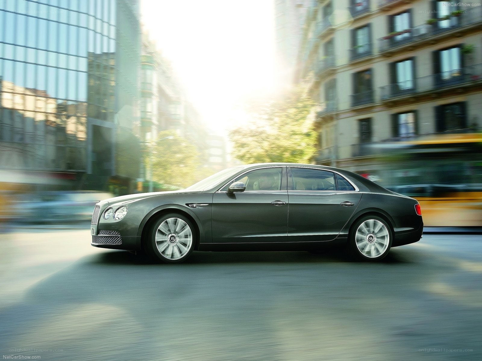 Bentley Flying Spur in city