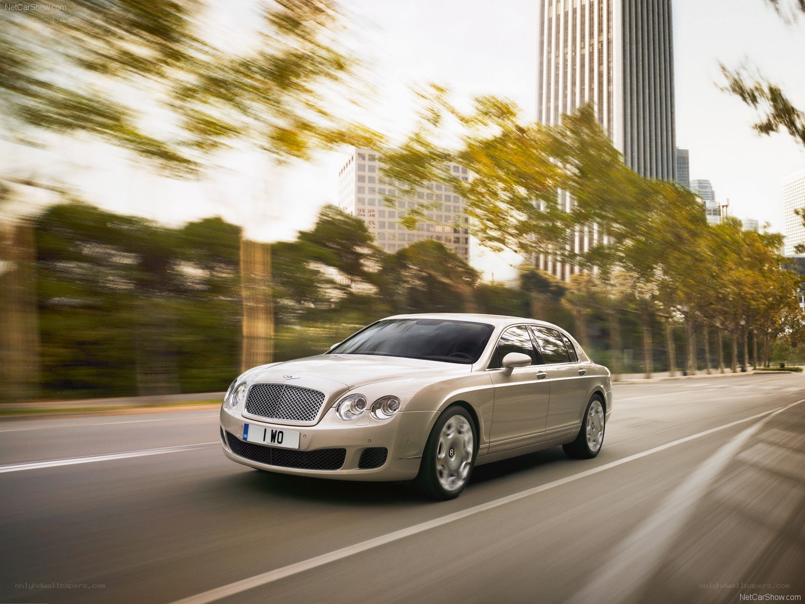 Bentley Flying Spur in motion