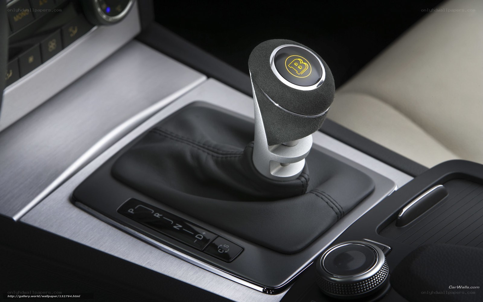 Bentley gear shifter interior