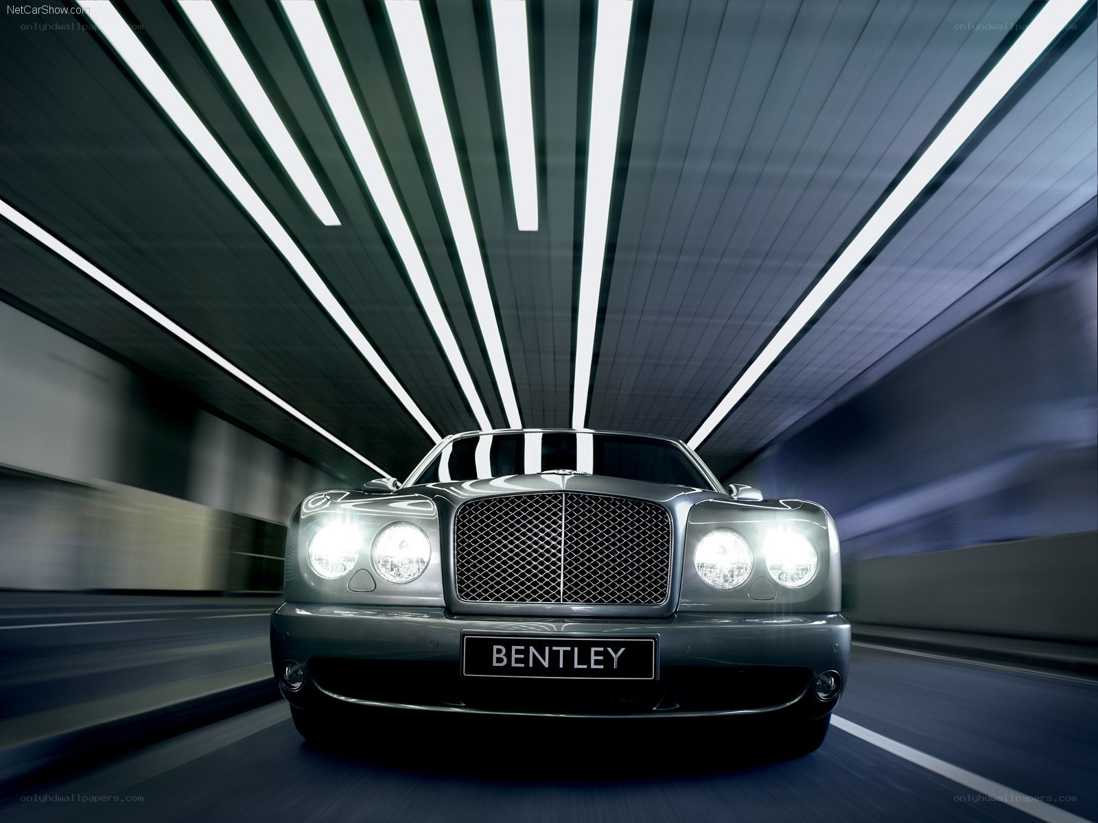 Bentley in a tunnel