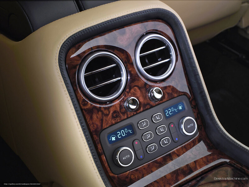 Bentley interior climate controls