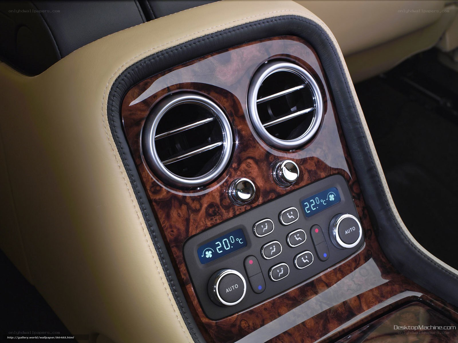 Bentley interior climate controls