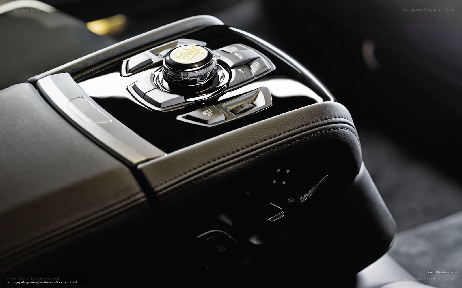 Bentley interior control panel
