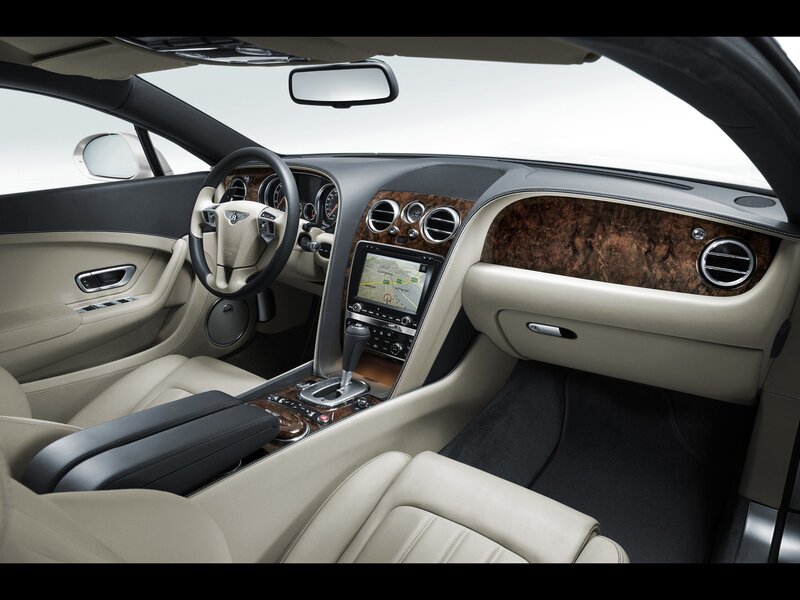 Bentley interior dashboard