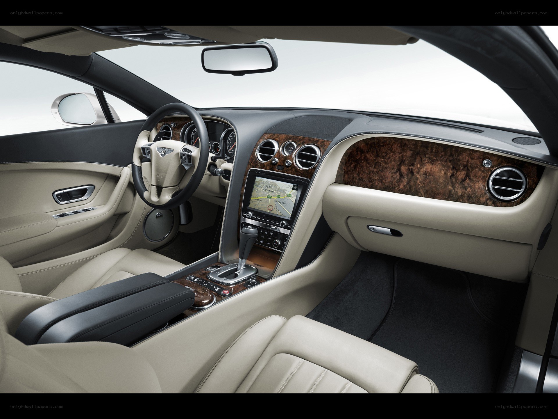 Bentley interior dashboard