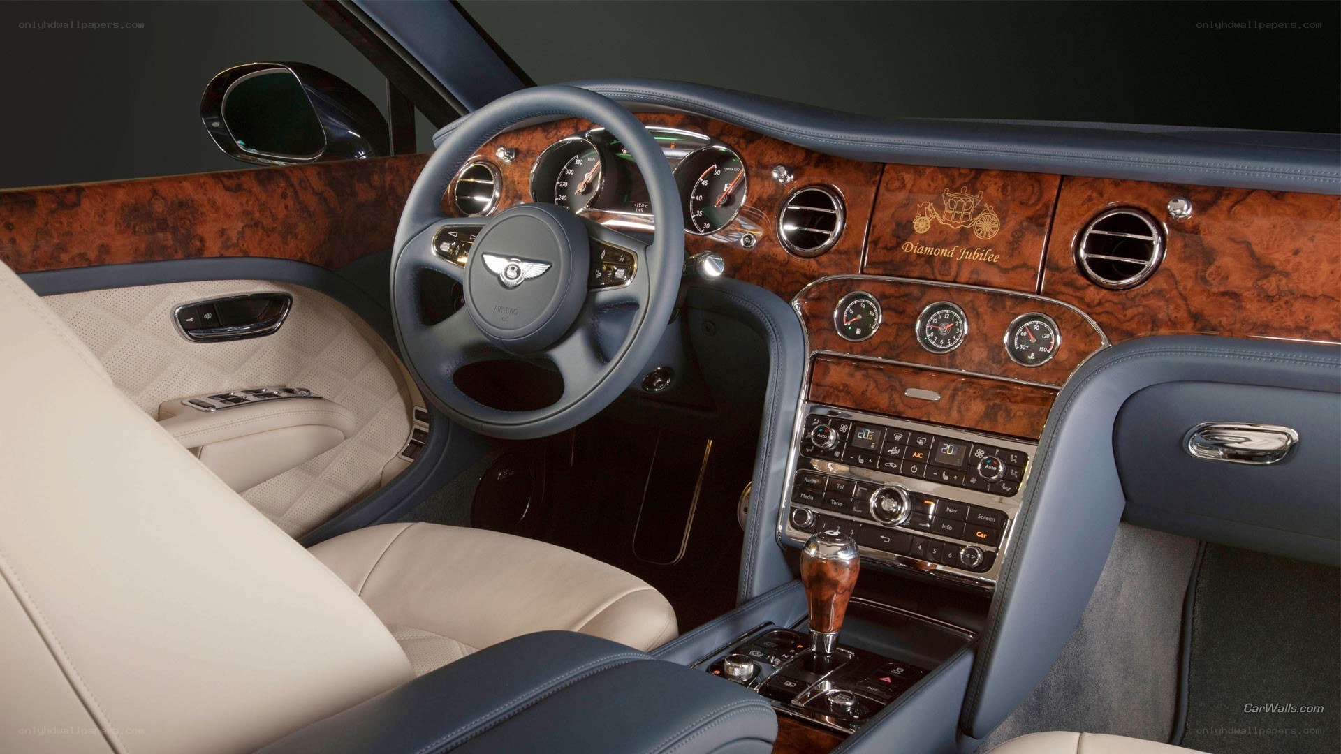 Bentley interior dashboard