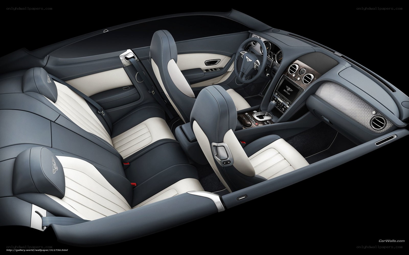 Bentley interior luxury car