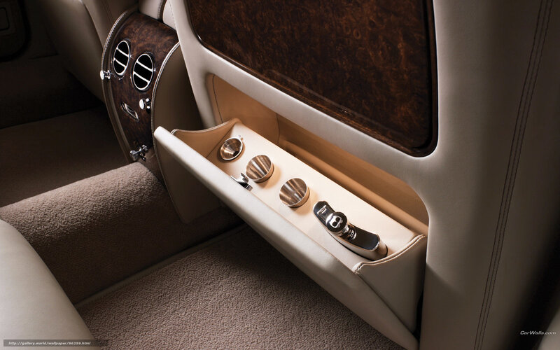 Bentley interior storage compartment