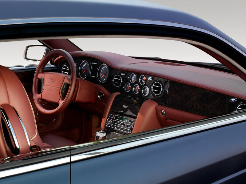 Bentley interior view