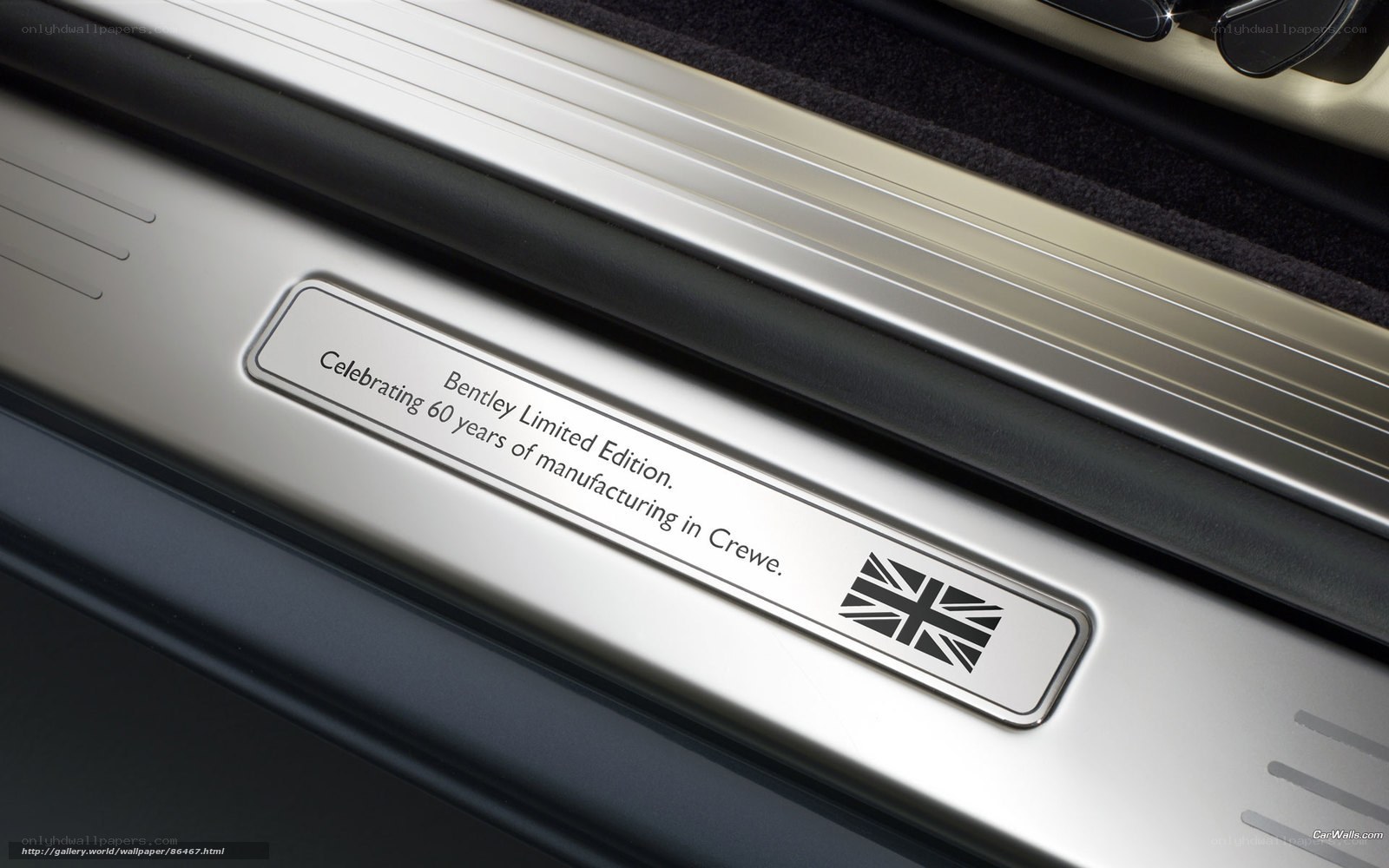 Bentley Limited Edition plaque