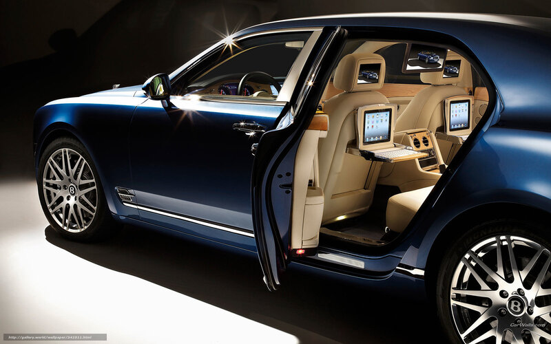 Bentley luxury car interior