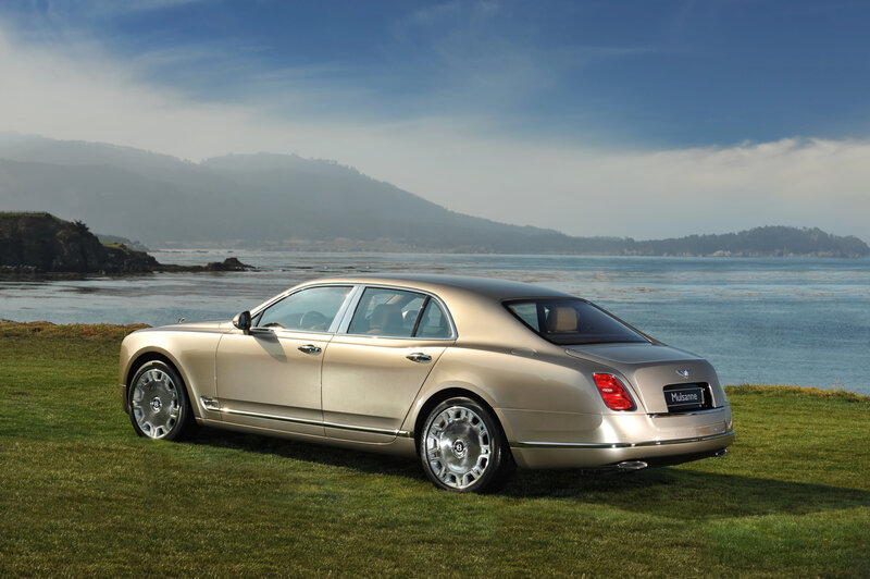 Bentley Mulsanne by the coast