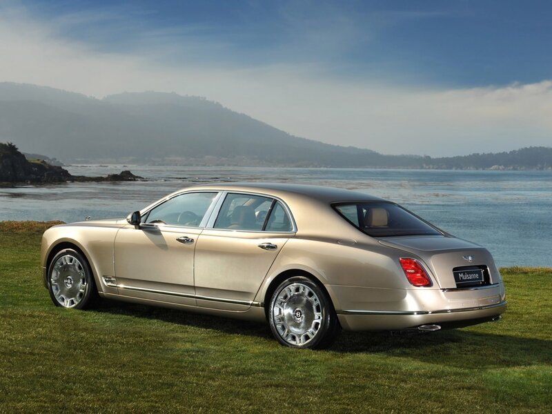 Bentley Mulsanne by the coast